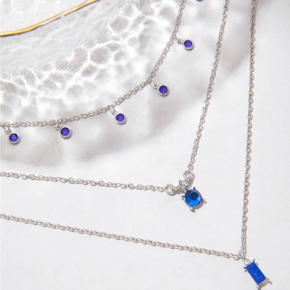 2pcs/set layered Necklace - Picture 3 of 5